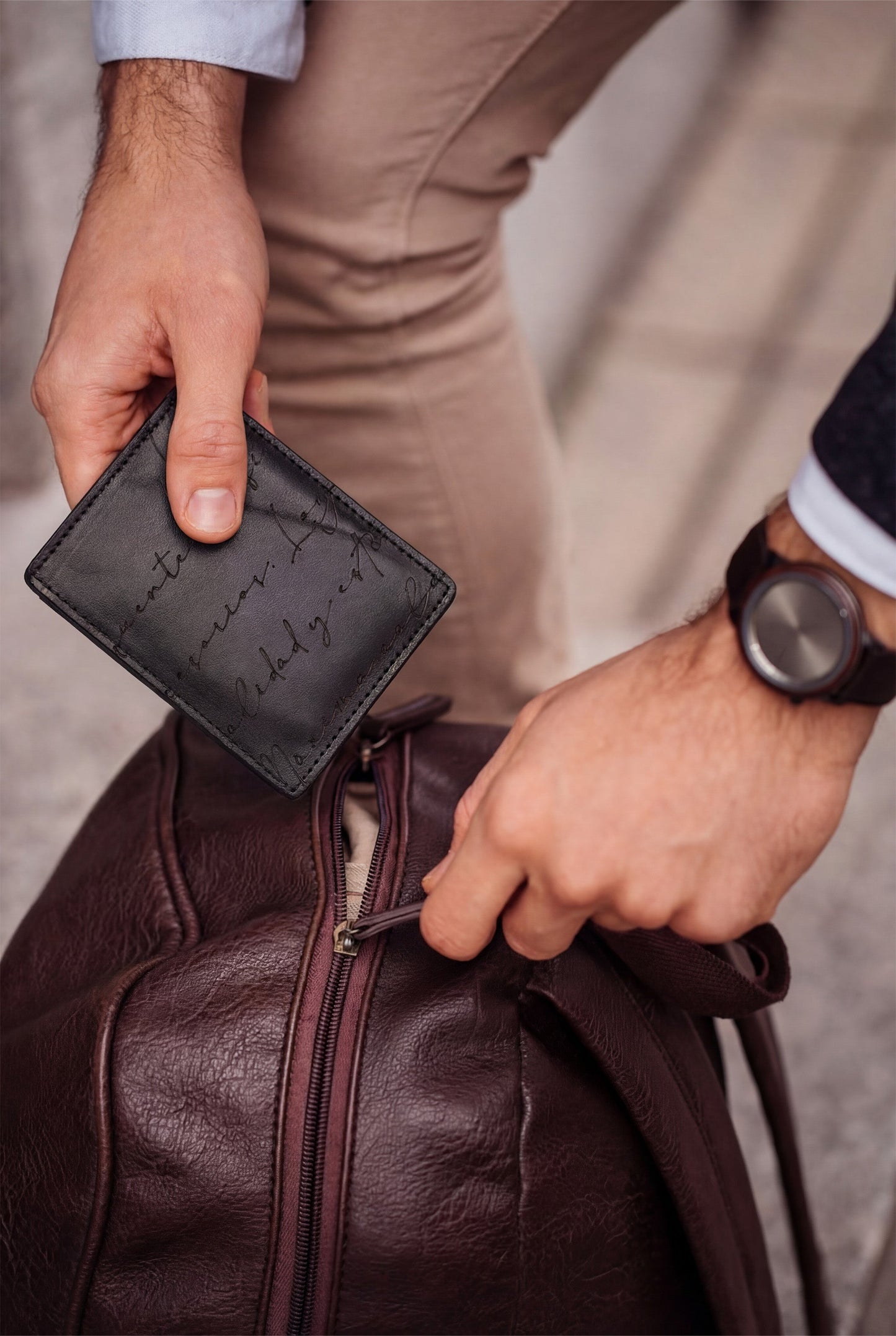 CARD WALLET CH608 BKA  "RFID PROTECTION"