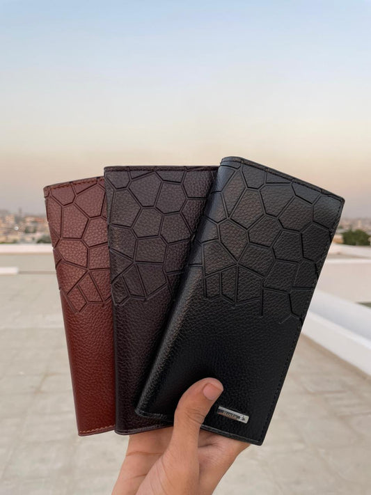 Leather Long Wallet for Men