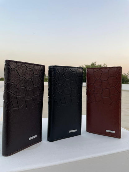 Leather Long Wallet for Men