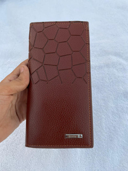 Leather Long Wallet for Men
