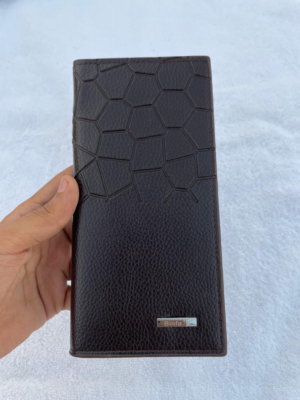Leather Long Wallet for Men