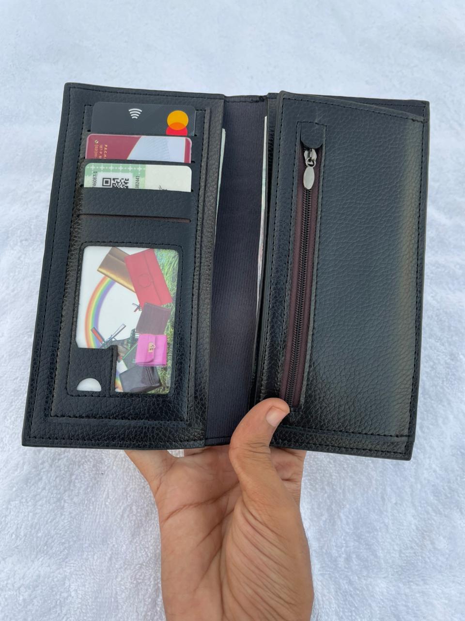 Leather Long Wallet for Men
