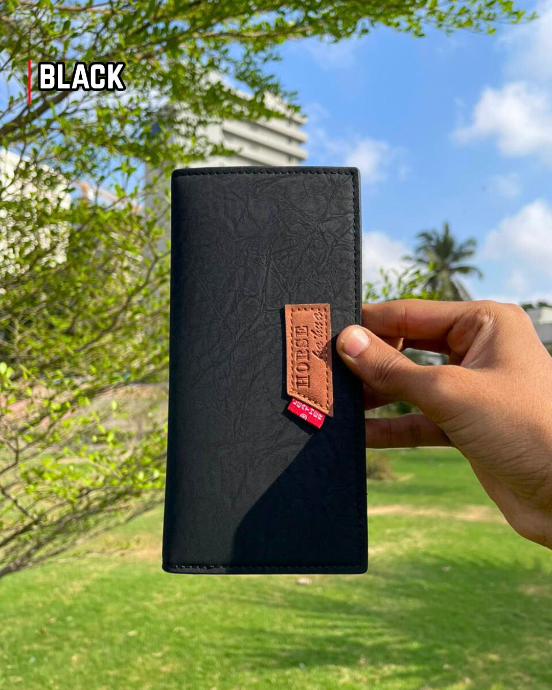 Men’s Long Wallet – Multi Card & Cash Organizer