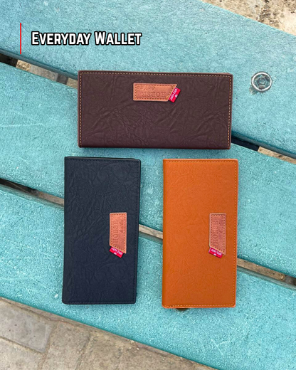 Men’s Long Wallet – Multi Card & Cash Organizer