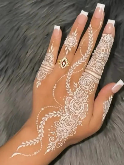 Colorful Glitter Mehndi - Pack Of 12